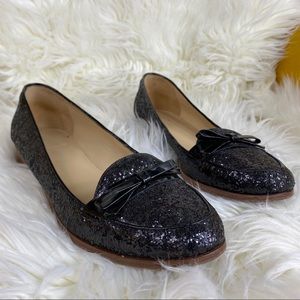 Kate Spade Cora Glitter Loafer Flats